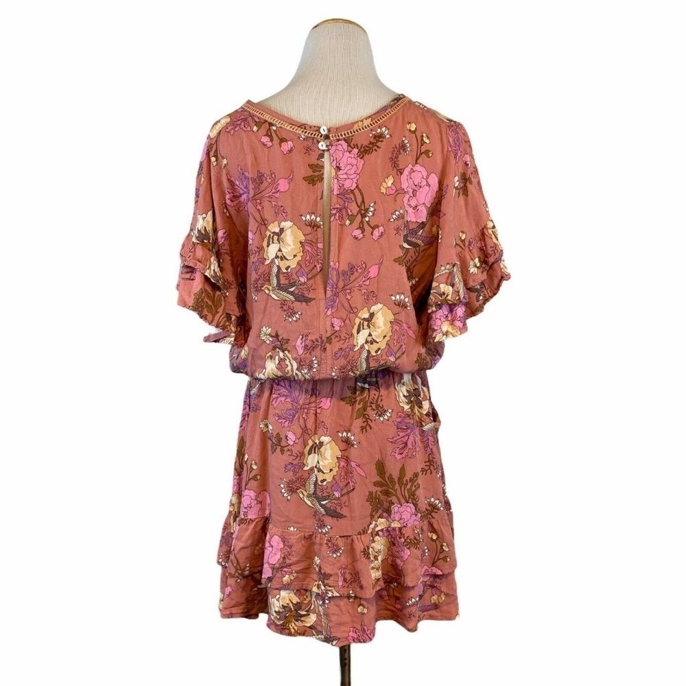Spell Pink Floral Midi Dress - Picture 3 of 7